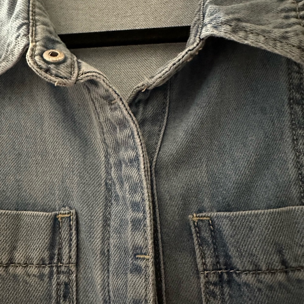 MAYE Montana Denim Shirtdress - Picture 9 of 13